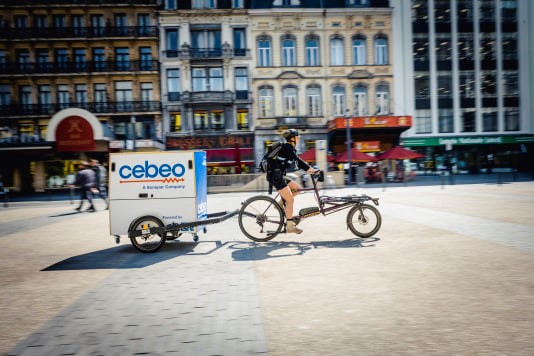thumbnail for Elektrodistributeur Cebeo gaat Brusselse files te lijf met cargobikes